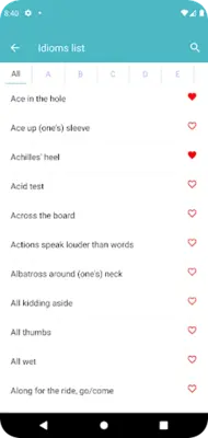 English Idioms android App screenshot 6