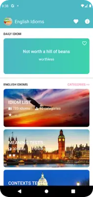 English Idioms android App screenshot 7